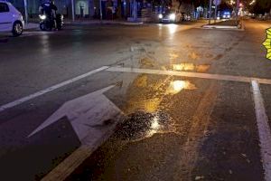 La Policía Local localiza a un conductor que se da a la fuga tras causar un accidente y negarse a realizar las pruebas de alcoholemia en Alicante