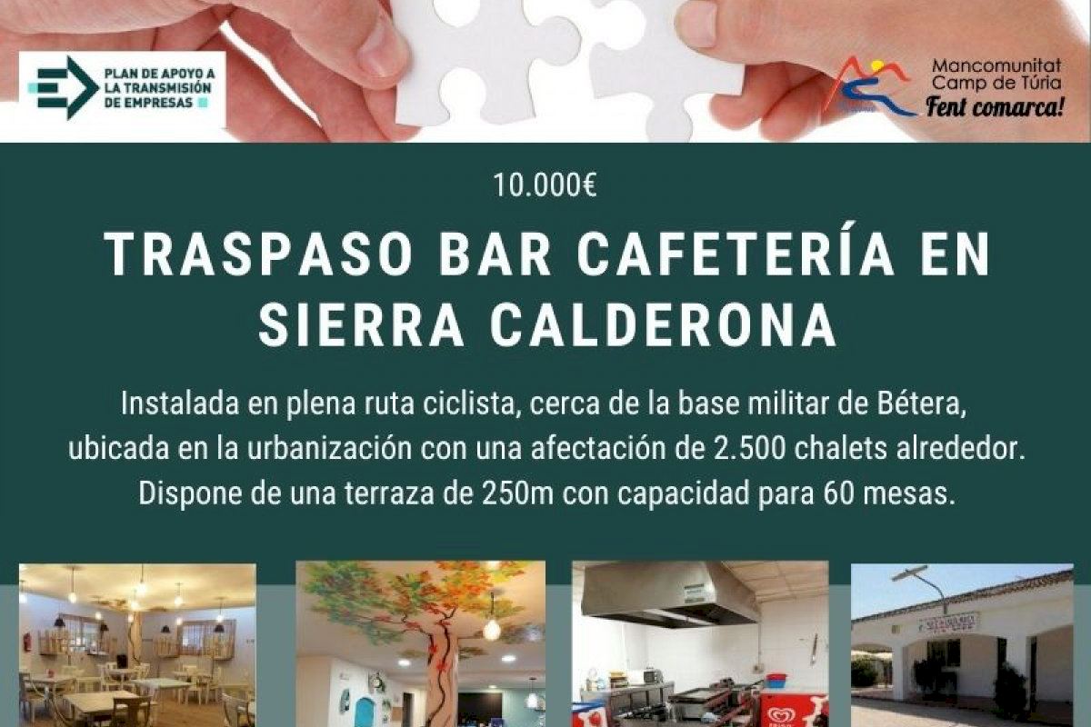 Disponible el primer bar cafeteria que es traspassa gràcies al Pla de Suport a la transmissió d'empreses