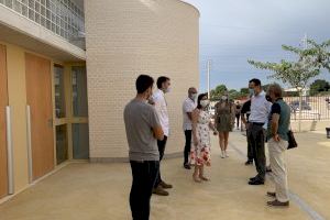 El alcalde visita la ampliación del colegio de La Galia, el tercer proyecto de Edificant que ya es una realidad