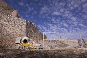 Morella adapta una nueva entrada en el castillo para la plaza de toros