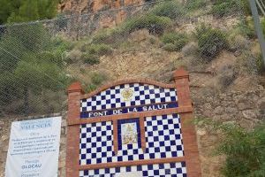 La Diputació restaura el muro de piedra de la Font de la Salut de Olocau