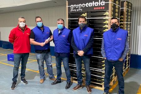 Visita a la finca ‘Los Frutales’ para extender el proyecto del Puerto Seco en Villena