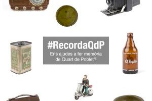 El Ayuntamiento de Quart de Poblet lanza la iniciativa #RecordaQdP para que vecinos y vecinas ayuden a construir la memoria del municipio