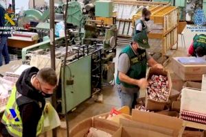 Desmantelan una fábrica ilegal de tabaco en Alicante que  producía más de 18.000 cigarrillos por minuto