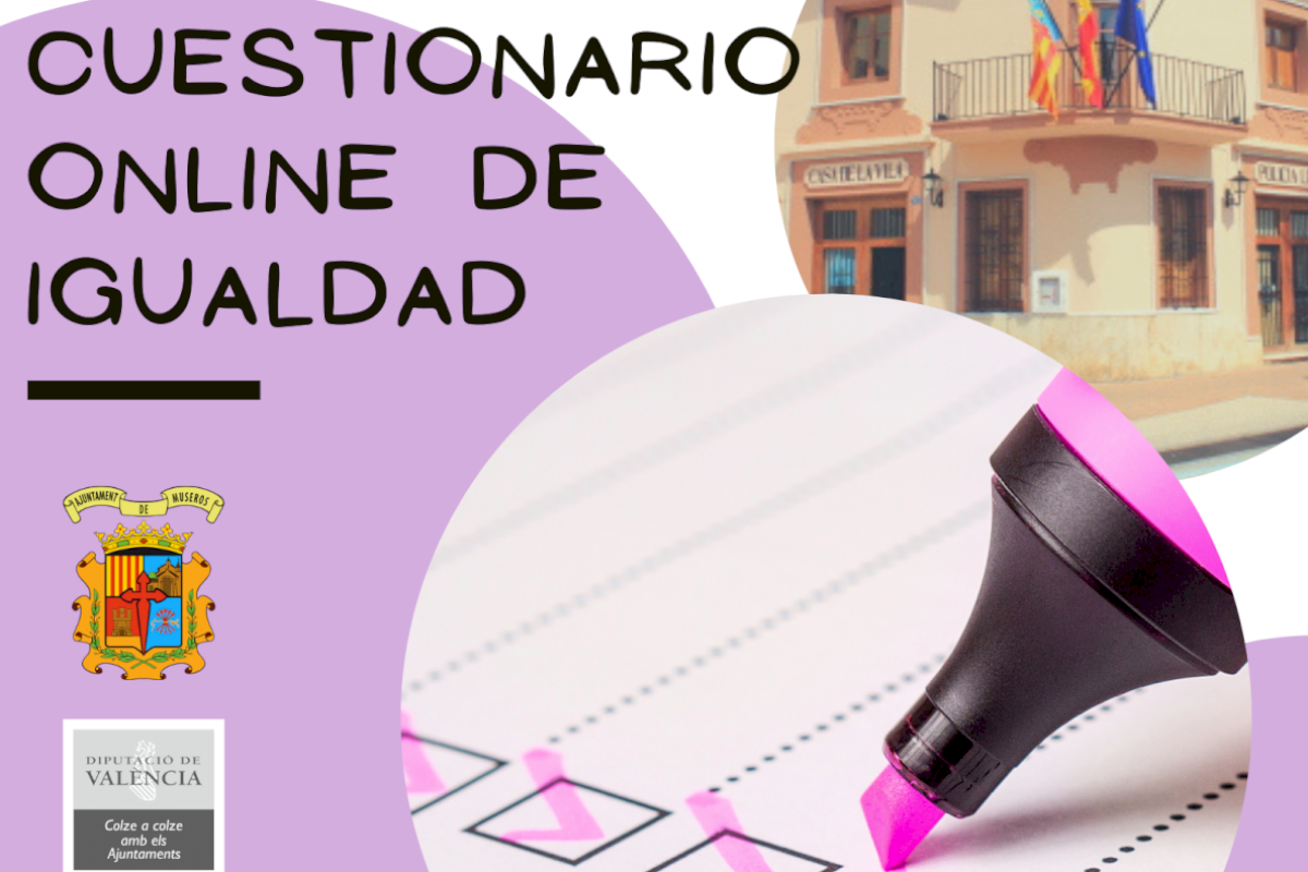 El Ayuntamiento de Museros lanza el cuestionario en línea de igualdad dirigido a la ciudadanía