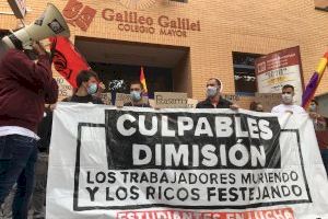 Estudiantes se manifiestan contra “la fiesta de los pijos” que dejó a 25.000 alumnos sin clases