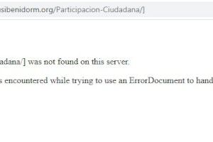 Ciudadanos denuncia que la web del programa EDUSI de Benidorm no está operativa - (foto 2)