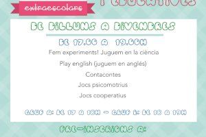 Les Coves de Vinromà abre las inscripciones para las extraescolares educativas y culturales