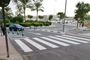 La Concejalía de Servicios y Mantenimiento realiza mejoras de seguridad en los accesos al nuevo Centro de Salud de Aspe