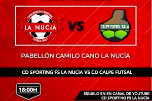El Fútbol Sala La Nucía debuta en 3ª División ante el Calpe con “aforo limitado” El Fútbol Sala La Nucía debuta en 3ª División ante el Calpe con “aforo limitado”