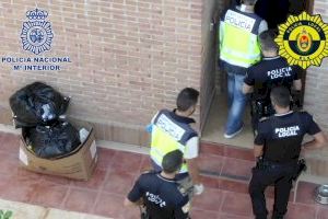 La Policía Nacional y la Policía Local de Elche detienen a cinco personas y desarticulan una organización criminal dedicada al cultivo y venta de marihuana en Alicante y Elche