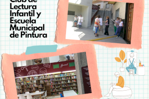 Comienzo del Club de Lectura Infantil y de la Escuela Municipal de Pintura de Crevillent