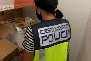 La Policía Nacional desmantela una nave industrial que vendía productos electrónicos falsificados de prestigiosas marcas en páginas web