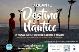 Mari Carmen Sánchez lanza la campaña de otoño “Alicante Destino Náutico” con deporte y actividades gratuitas hasta final de año