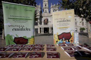 València repartirá en los barrios de menor renta mascarillas reutilizables hasta 88 veces