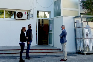 Finalitzen les obres de millora de l’accessibilitat de l’Escola de Música d’Oliva