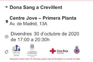 Próxima extracción de sangre el día 30 de octubre en Crevillent - (foto 2)