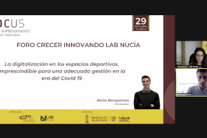 “Digitalización de los espacios deportivos” en la segunda ponencia del “Foro Crecer Innovando Lab_ Nucia”