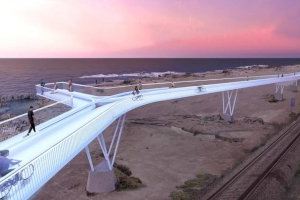 El Ayuntamiento de Alicante va a iniciar las obras de construcción de la plataforma ciclopeatonal de la fachada sur entre San Gabriel y el acceso a Urbanova por más de 2,5 millones de euros