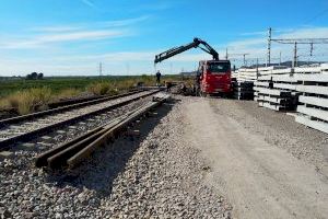 Adif AV ejecuta trabajos para la implantación del ancho estándar en la estación de Almenara