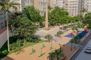 El Ayuntamiento de Elche pone en marcha la modernización y accesibilidad de la antigua Plaza Pilar Miró del barrio de Carrús