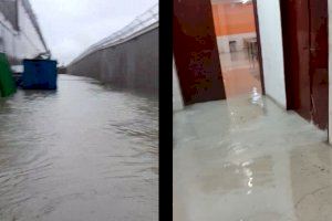 Cinco horas sin luz y con todo inundado por las lluvias en la cárcel de Picassent