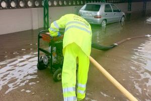 Divalterra moviliza un centenar de brigadistas para paliar los efectos de las inundaciones