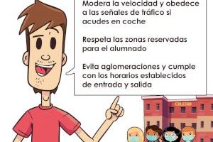 El Ayuntamiento de Loriguilla inicia una campaña de concienciación ciudadana para hacer más segura la zona escolar