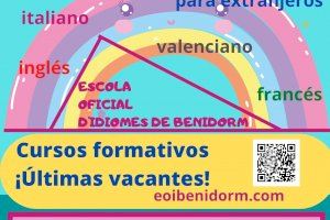 La Escuela Oficial de Idiomas de Benidorm seguirá matriculando en plazas vacantes durante el mes de noviembre - (foto 2) La Escuela Oficial de Idiomas de Benidorm seguirá matriculando en plazas vacantes durante el mes de noviembre - (foto 2)