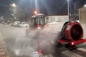 L'Ajuntament d'Almussafes adquireix un equip turbo per a nebulitzar amb desinfectant els carrers en horari nocturn