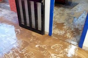 El temporal s'acarnissa amb la seu de Protecció Civil d'Almussafes