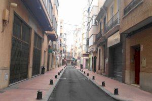 Imagen de archivo de una calle en el centro de Burriana