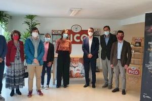 Rafa Climent visita Xixona en la recta final de la campaña del turrón