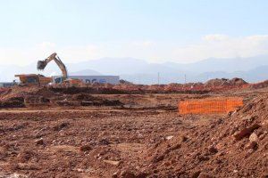 Trabajos para el centro logístico de Onda