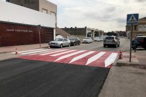 El Ayuntamiento de Benifaió mejora la seguridad vial en la transitada calle Juan XXIII