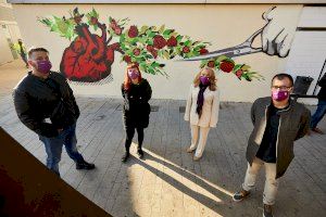 Gandia consciencia contra la violència de gènere amb un nou mural - (foto 2)