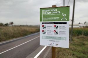 El Ayuntamiento pone en marcha una campaña de concienciación para cuidar y respetar la huerta de València