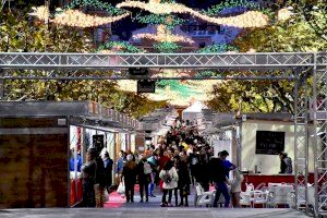 Imagen de archivo de una feria de navidad en Alicante