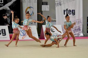 Las gimnastas pre benjamines del Club Roquette Benifaió logran el título de Sub Campeonas de España