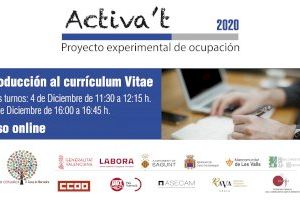 Comienzan las acciones de capacitación en búsqueda de empleo del proyecto Activa’t 2020 en Sagunto