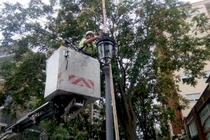 El Ayuntamiento instalará nuevo alumbrado en el ‘Cuc de Llum’ de Natzaret, el jardín de Tres Creus y la iglesia y un mural urbano en Sant Marcel·lí