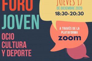 Juventud celebrará el primer foro joven el próximo 17 de diciembre