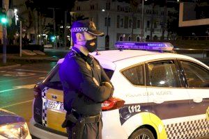 La Policía Local disuelve una fiesta ilegal en un pub tras el toque de queda en Alicante