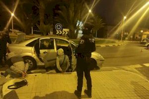 Tres personas detenidas en Elche por el robo de un vehículo