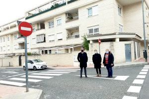 La Concejalía de Seguridad Ciudadana y Transporte de Elda concluye la reorganización de la circulación de vehículos en Molinos de Félix