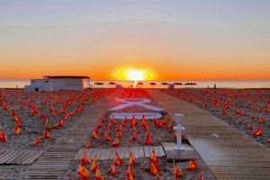 Banderas de España en la Patacona Banderas de España en la Patacona