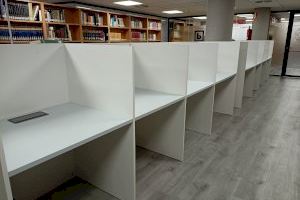 La Biblioteca Miguel Hernández renueva el mobiliario y amplía los puestos de estudio - (foto 4)