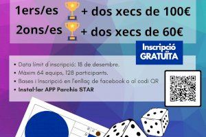 La regidoria de Joventut de l’Alcúdia de Crespins programa un segon torneig de parxís en línia