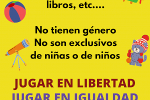 Calp inicia una campaña para evitar la compra de juguetes sexistas