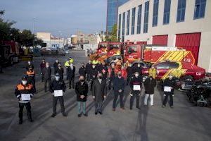 José Martí presenta el dispositivo de nevadas del Consorcio Provincial de Bomberos, el ‘buque insignia de la Diputación’ que garantiza la seguridad  en los pueblos de interior